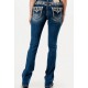 Grace in LA Jeans Aztec Faux EBS926