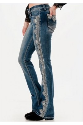 Grace in LA Jeans Lace Detail EB81800