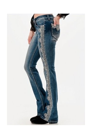 Grace in LA Jeans Lace Detail EB81800