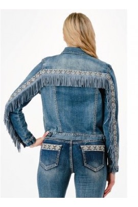 Grace in LA Jeans Jacke Fransen TE81827