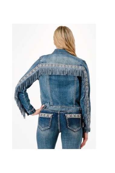 Grace in LA Jeans Jacke Fransen TE81827