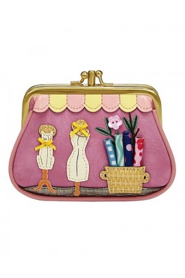 Vendula London Sewing Shop Raspberry Edition Clipper Coin Purse