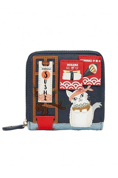 Vendula London Vendula Sushi Blue Edition Square Wallet