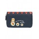 Vendula London Vendula Sushi Blue Edition Medium Ziparound Wallet